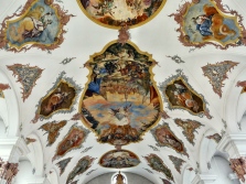 Fresken an der Langhausdecke der Predigerkirche Rottweil Fresken der Langhausdecke der Predigerkirche Rottweil