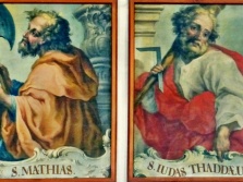 Laurentiuskirche Scharenstetten: S.Mathias und S.Judas Thadäus J. Wannenmacher Scharenstetten
